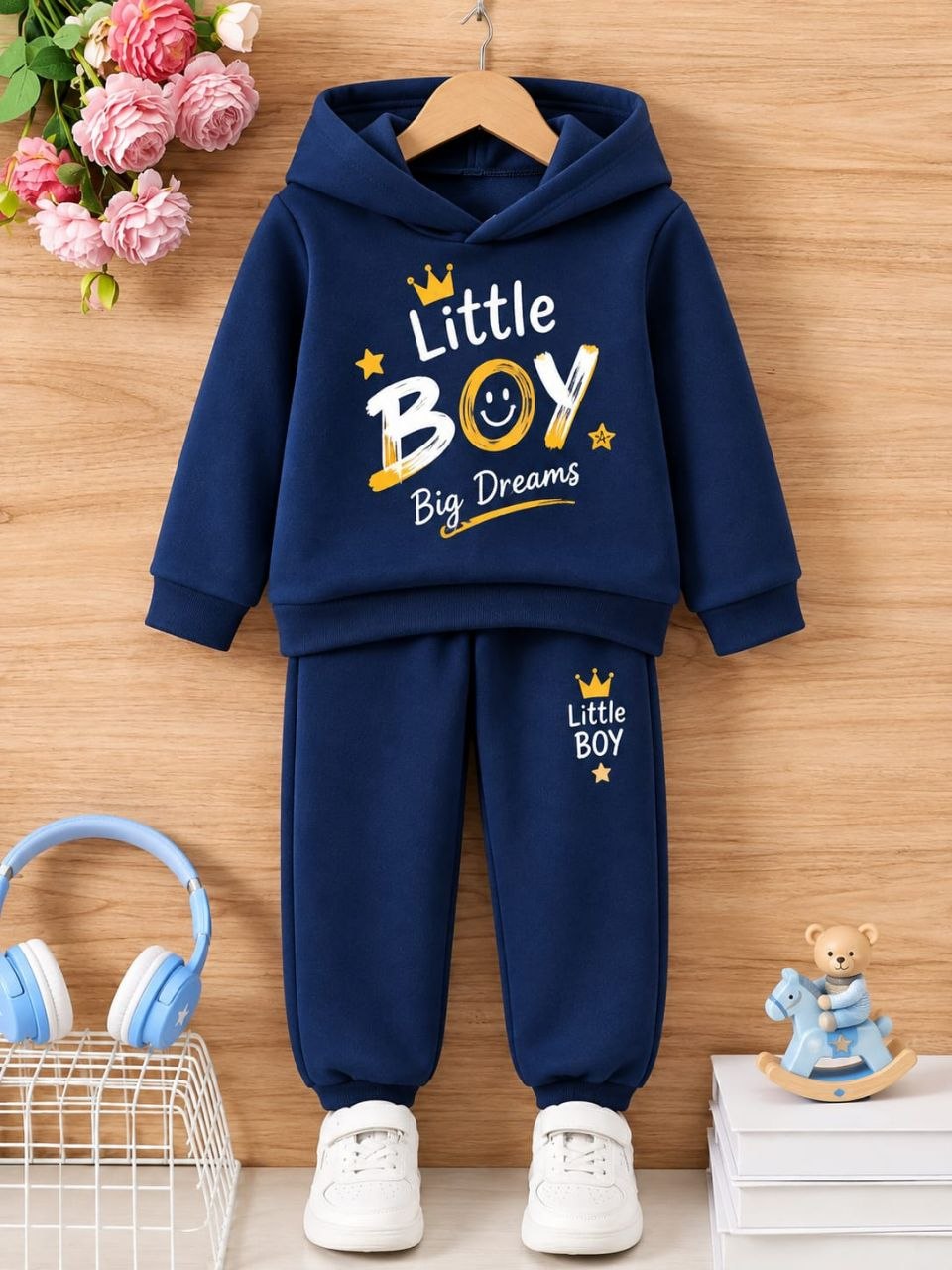 Pink Little Girl Winter Hoddie & Joggers ā SL BABY DRESS(1-12yrs)
