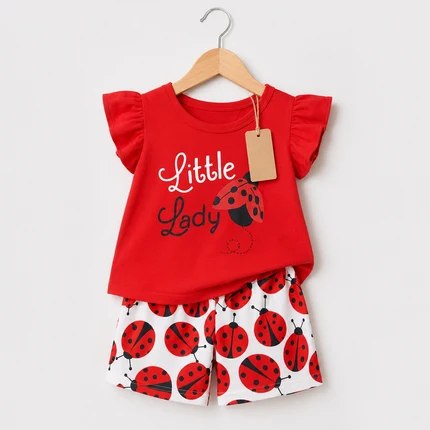 Little Lady Ladybug Girls Set (3mths-6yrs)