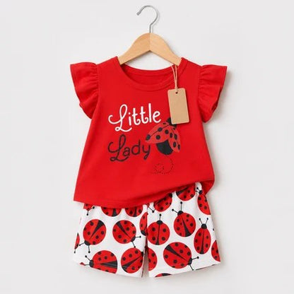 Little Lady Ladybug Girls Set (3mths-6yrs)