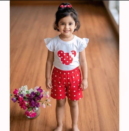 Baby & Kids 2pcs Printed T-shirt Set (3mths-6yrs)