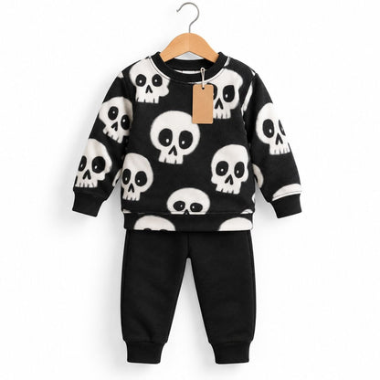 Black Skull Print Children’s Tracksuit (3M-8yrs)