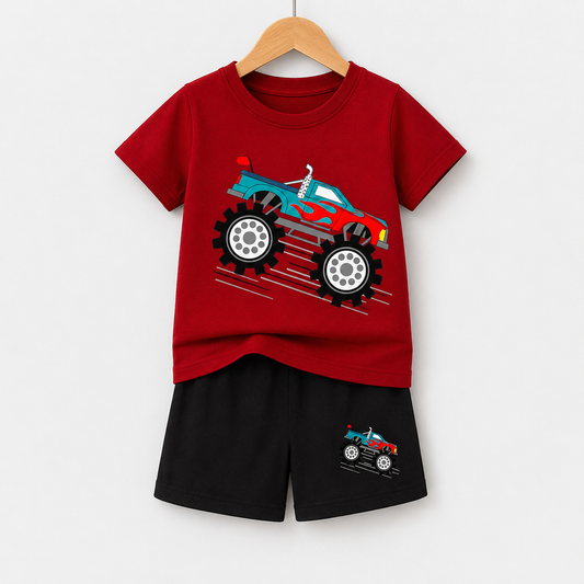 Baby & Kids 2pcs Printed T-shirt Set (3mths-6yrs)