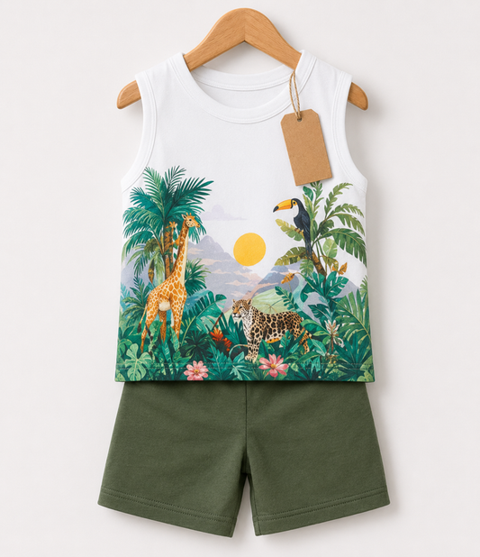 Boy T-Shirt & Shorts Set (3mths-6yrs)